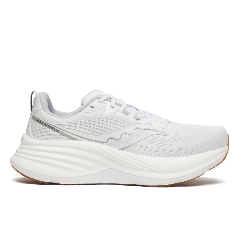 Saucony Hurricane 24 White Silver Gum | S20933-104