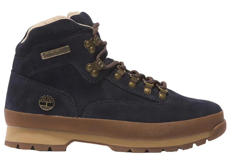 Timberland Euro Hiker Mid Lace Up Dark Blue Suede | TB0A6839-EP3
