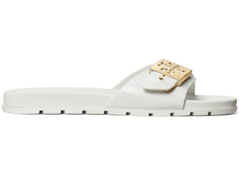 Tory Burch Mellow Slide White Gold “White / White / White” | 157872-100