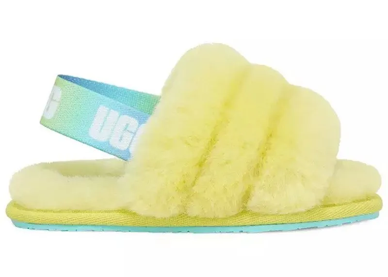 UGG Fluff Yeah Slide Pollen Gradient | 1120032T-PGRD