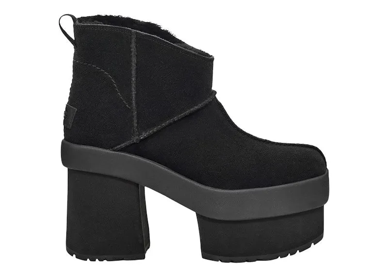UGG New Heights Platform Mini Boot Black | 1157910-BLK