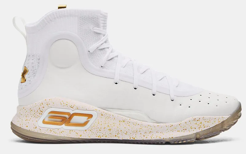 Under Armour Curry 4 Retro White Gold “White / Metallic Gold” | 1298306-111