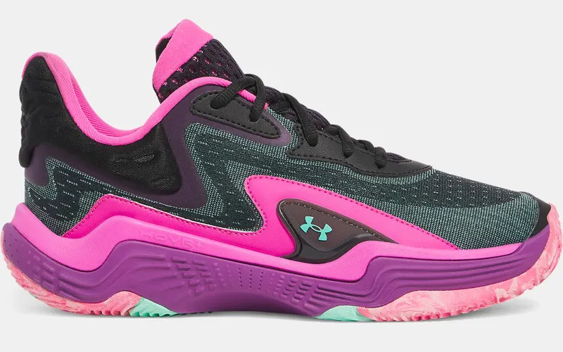 Under Armour Spawn 7 Hoopnotic “Black / Andromeda Purple / Comet Green” | 3028834-001