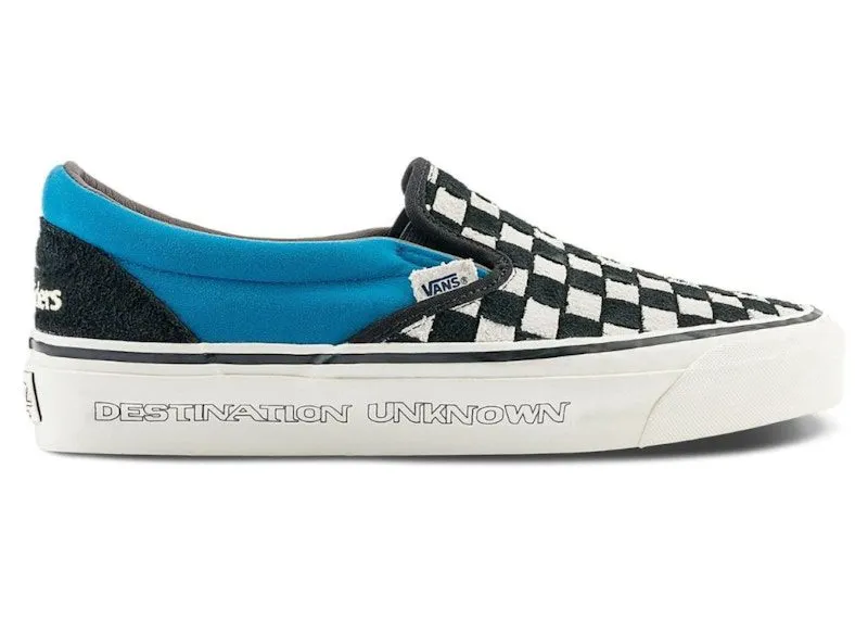 Vans Classic Slip-On Reissue 98 LX Liberaiders Blue Marshmellow | VN0007PJ7Z2