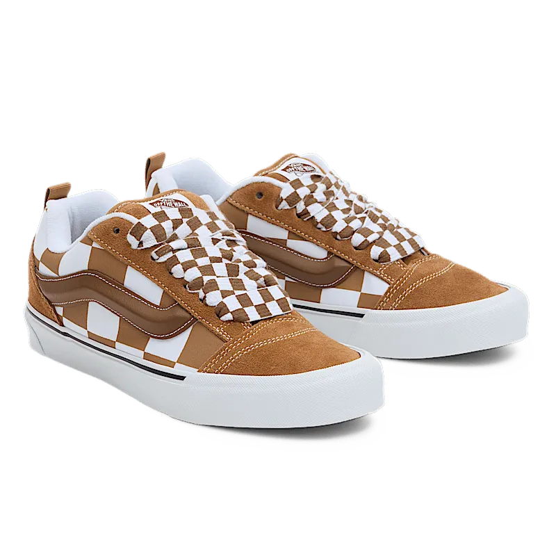 Vans Knu Skool Mega Check Brown “Mega Check Brown / White” | VN000CRPBRO