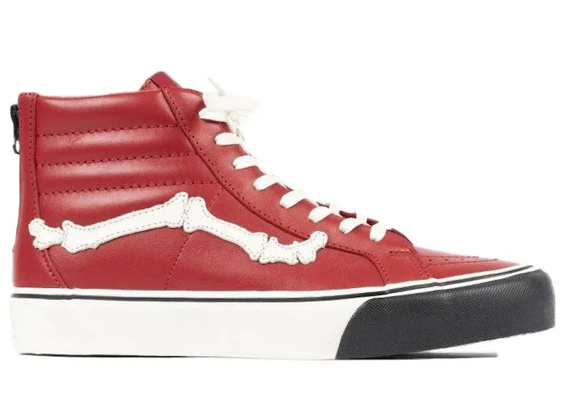 Vans Sk8-Hi Reissue Zip Blends Bones Chili Pepper “Chili Pepper / White” | VN0000SPE01