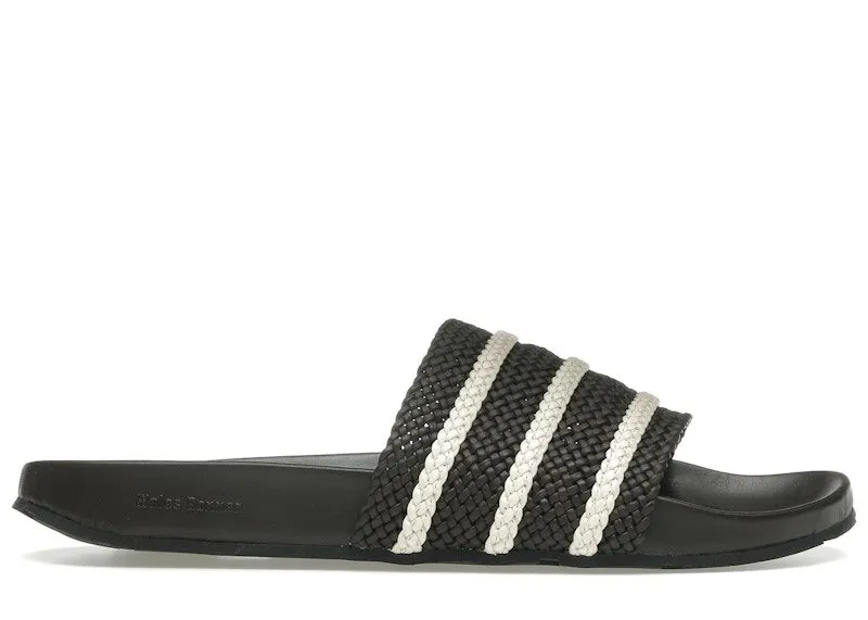 adidas Adilette Slides Wales Bonner Dark Brown “Dark Brown / Wonder White / Dark Brown” | JR0229