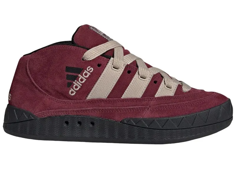 adidas Adimatic Mid Maroon Wonder Beige Core Black | IF8790