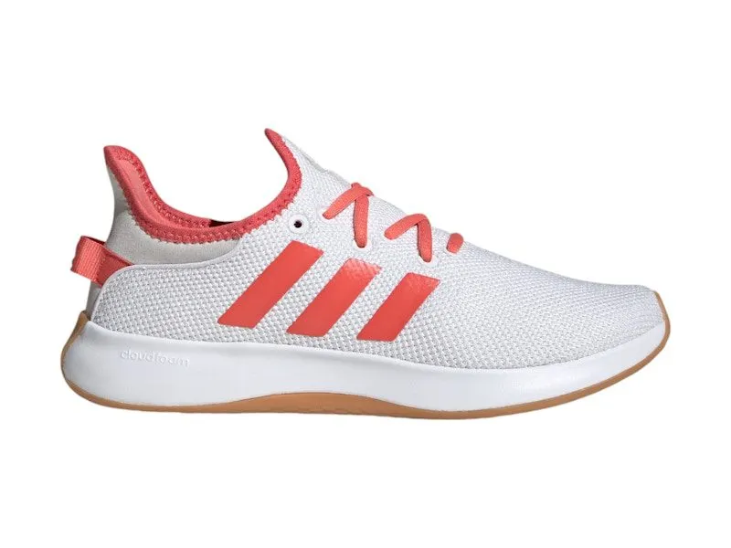 adidas Cloudfoam Pure Cloud White Preloved Scarlet Grey “Cloud White / Preloved Scarlet / Grey One” | JI4877