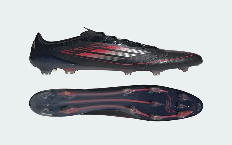 adidas F50 Elite FG Stealth Victory Pack “Core Black / Iron Metallic / Lucid Red” | IE1202