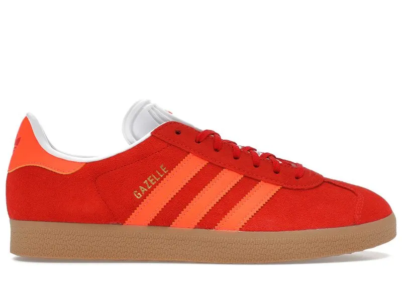 adidas Gazelle Red Solar Orange “Red / Solar Orange / Off White” | JI1374