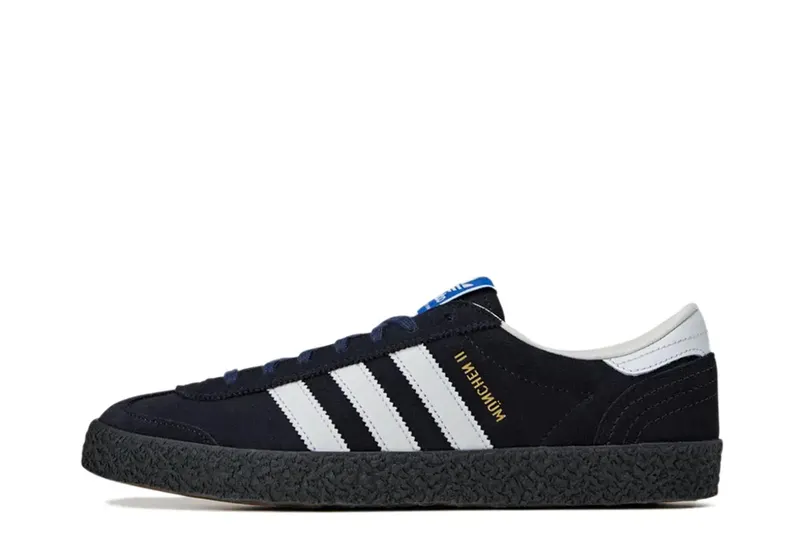 adidas München II SPZL Black Blue Gum | JR1544