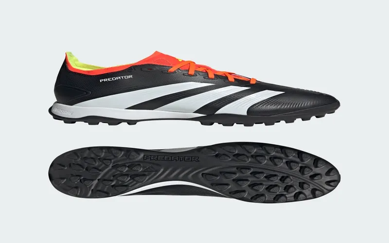 adidas Predator 24 League Low Turf Core Black Cloud White Solar Red | IG7723