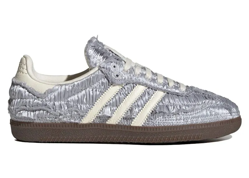 adidas Samba OG Caroline Hu Satin Silver Metallic “Silver Metallic / Cream White / Gum 5” | JP9283