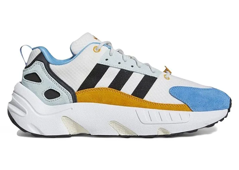 adidas ZX 22 Boost White Pulse Blue Gold “Crystal White / Core Black / Pulse Blue” | HP7722