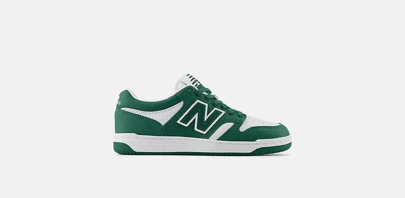 New Balance 480 Team Forest Green White | BB480LGH