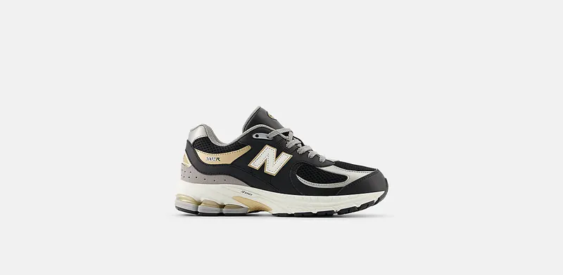 New Balance 2002R Black Sea Salt Gold Metallic | GC2002PO