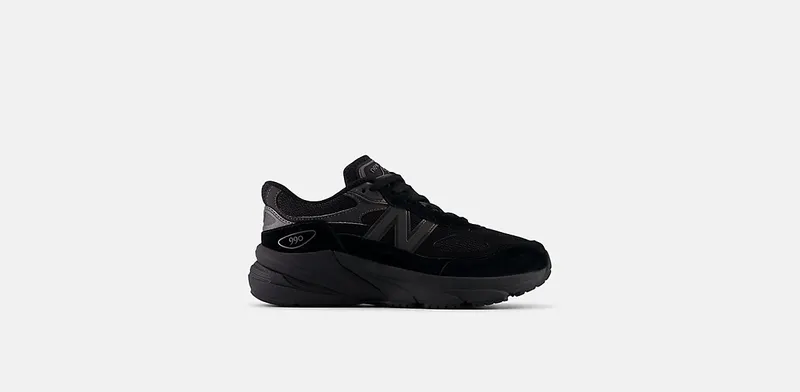 New Balance 990v6 GS “Triple Black” | GC990BB6