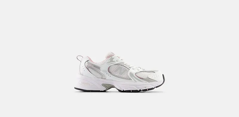 New Balance 530 White Mid Century Pink | GR530GK