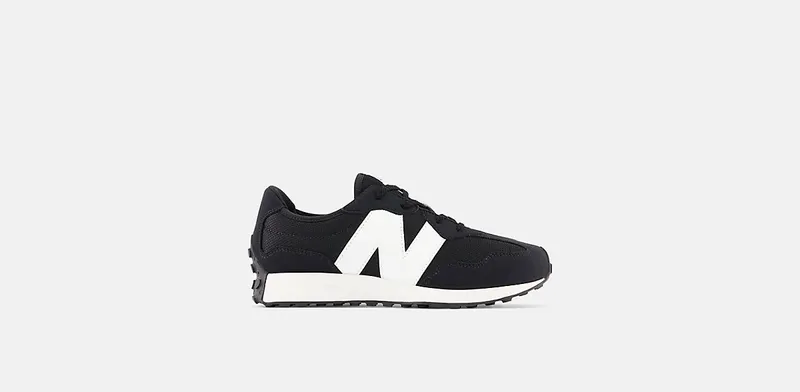 NEW BALANCE 327 Lace “BLACK / WHITE” | GS327CBW