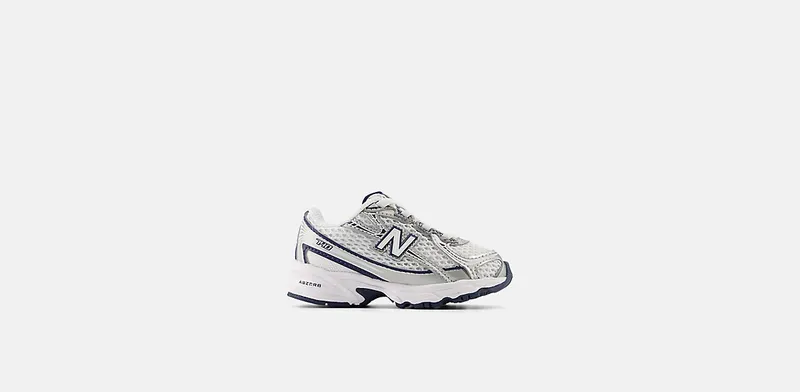 New Balance 740 Bungee Lace White Navy Silver “White / Navy / Red” | IZ740WN