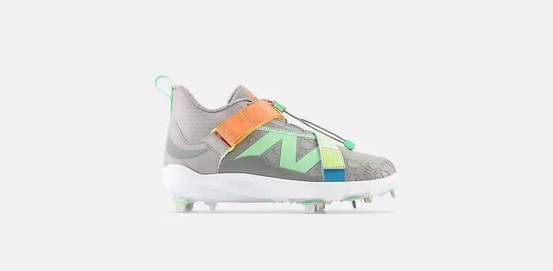 New Balance FuelCell Lindor 2 Metal Team Away Grey Neon Dragonfly Electric Jade | LMLINDL2