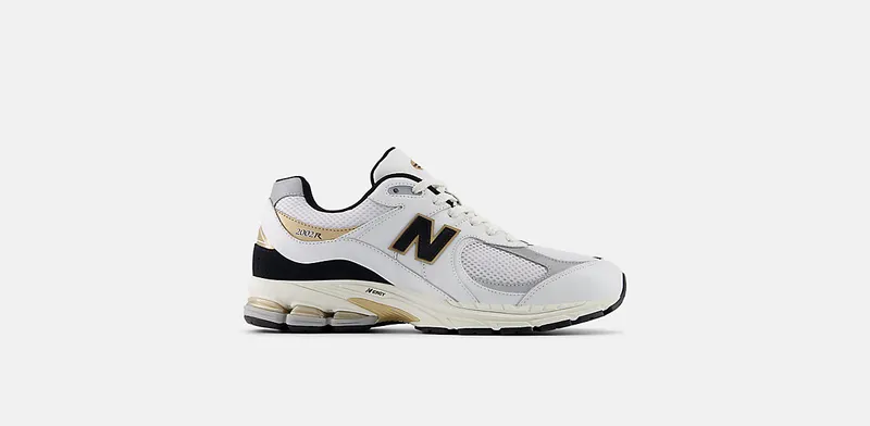 New Balance 2002R White Black Gold Metallic | M2002RPN