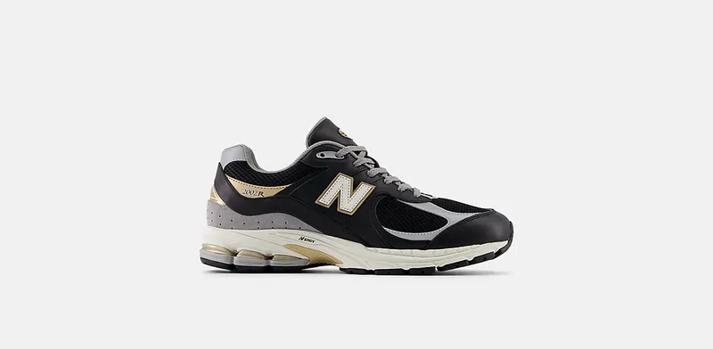 New Balance 2002R Black Sea Salt Gold Metallic | M2002RPO