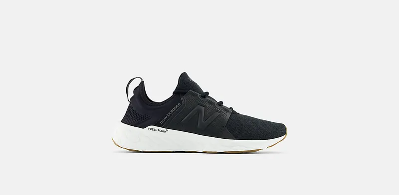 New Balance Fresh Foam X Cruz v3 Black Blacktop Gum | MCRUZLZ3