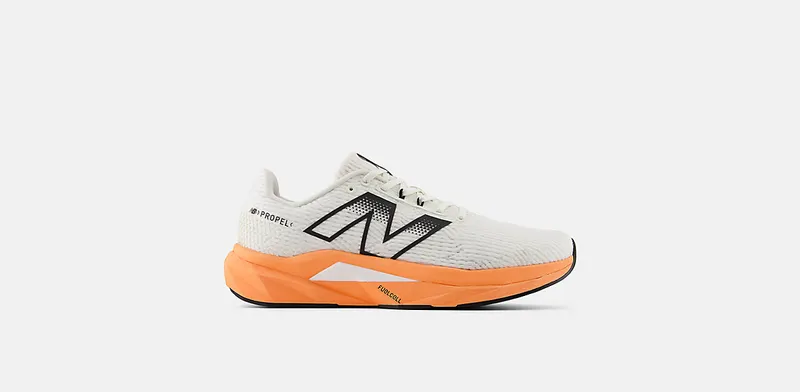 New Balance FuelCell Propel v5 Hot Mango Sea Salt Black | MFCPRCG5