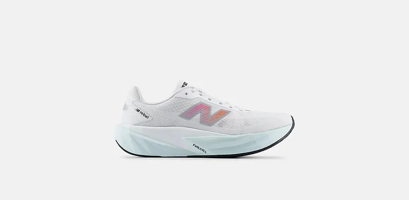 NEW BALANCE FuelCell Rebel v5 “WHITE / PINK HEAT / GLINT BLUE” | MFCX1WY