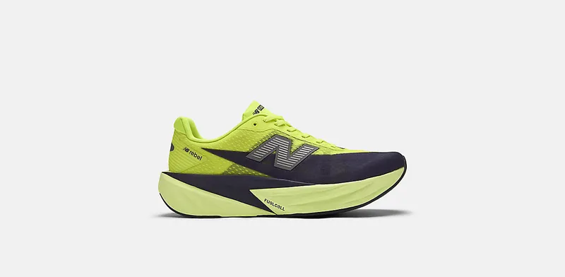 NEW BALANCE FuelCell Rebel v5 “ALKALINE GREEN / BOYSENBERRY / DARK SILVER METALLIC” | MFCX4TR