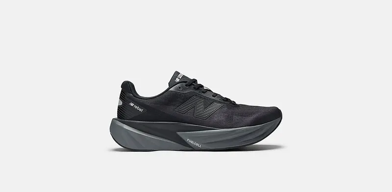 New Balance FuelCell Rebel v5 Black Castlerock “Black / Castlerock / Silver Metallic” | MFCXLC5