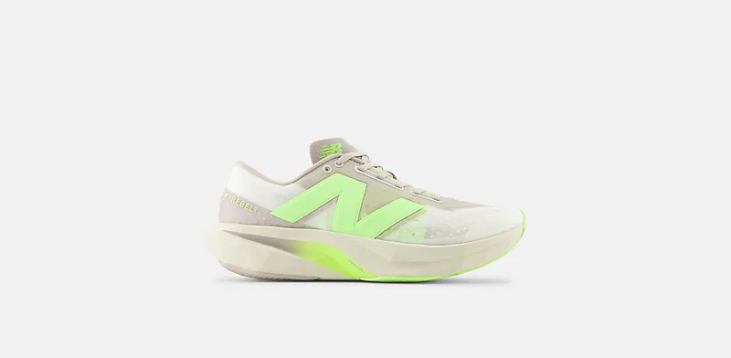 New Balance FuelCell Rebel v4 Moonrock Bleached Lime Glo “Moonrock / Bleached Lime Glo / Sea Salt” | MFCXLUM