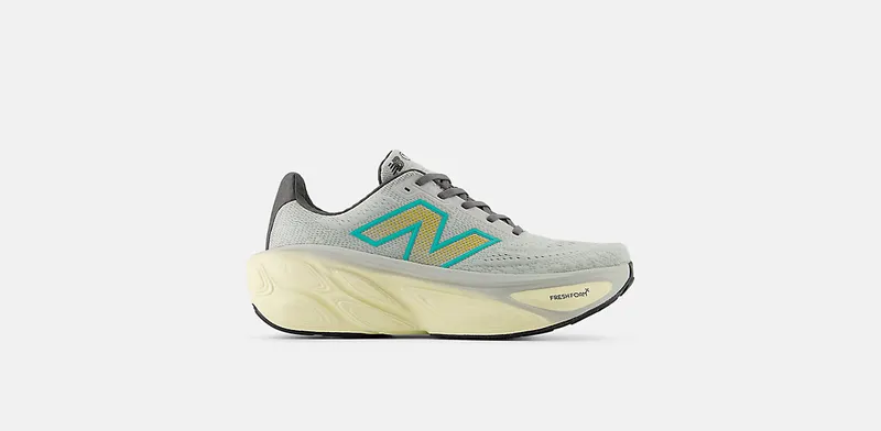 New Balance Fresh Foam X More v5 Brighton Grey Calcium Cyber Jade | MMORLJ5
