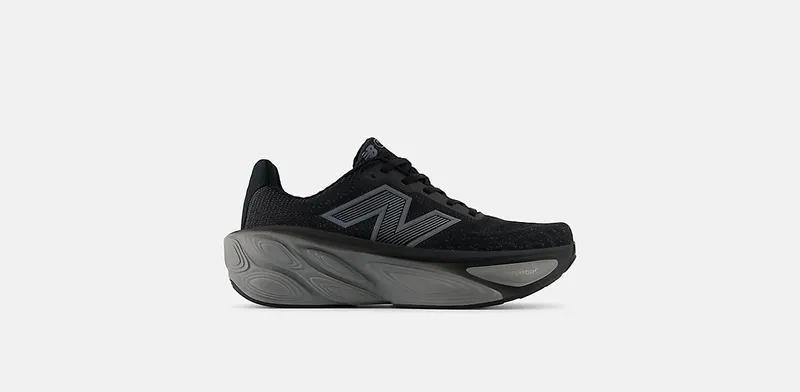 New Balance Fresh Foam X More v5 Black Linen Silver Metallic | MMORLK5