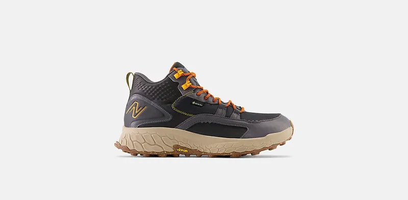 New Balance Fresh Foam X Hierro Mid Gore-Tex Black Magnet Hot Marigold | MTHIMCGE