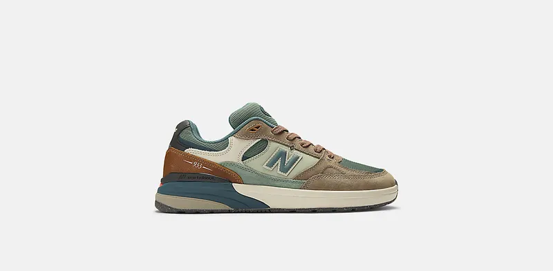 New Balance Numeric 933 Andrew Reynolds Mushroom New Spruce | NM933ORI