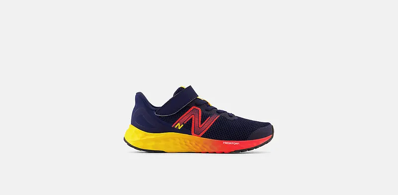 New Balance Fresh Foam Arishi v4 Bungee Lace Team Navy Electric Red Egg Yolk | PAARIKB4