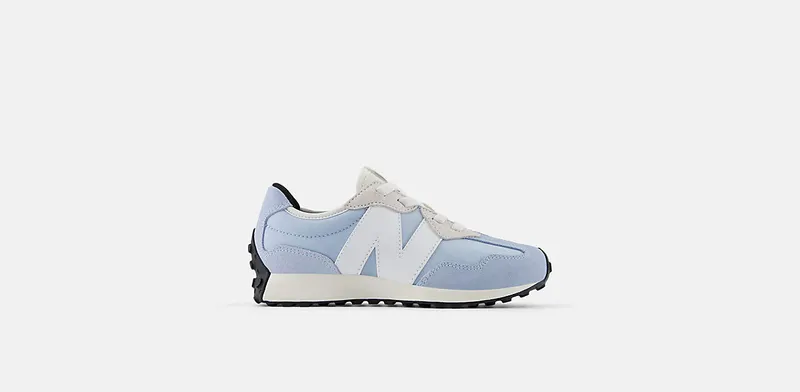 New Balance 327 Light Chrome Blue White | PH327BS