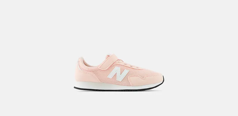 NEW BALANCE 323 BUNGEE LACE W/ HOOK & LOOP TOP STRAP “PINK HAZE / NB WHITE” | PV323PK