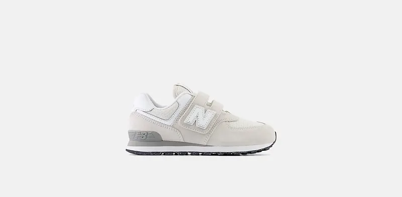 NEW BALANCE 574 HOOK & LOOP “NIMBUS CLOUD / WHITE” | PV574EVW