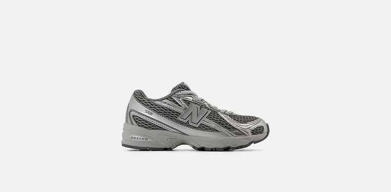 NEW BALANCE 740 BUNGEE LACE “HARBOR GREY / SILVER METALLIC / Concrete” | PZ740MG