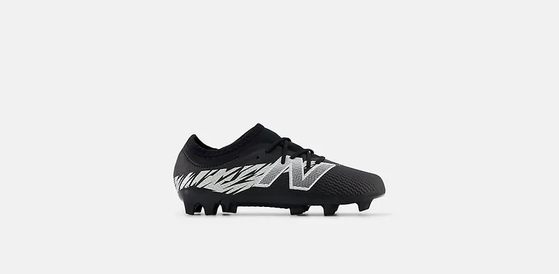New Balance Furon V8 Team Junior FG Black Metallic Silver White (PS/GS) | SJF3FBG8