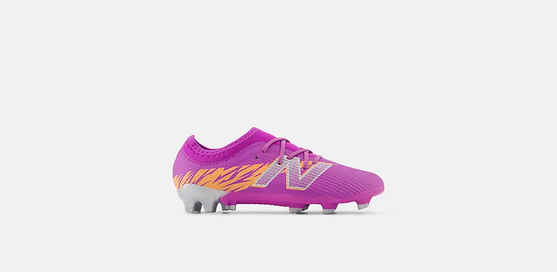 New Balance Furon V8 Team Junior FG Passion Fruit Hot Mango (PS/GS) “Passion Fruit / Hot Mango / Silver Metallic” | SJF3FEJ8