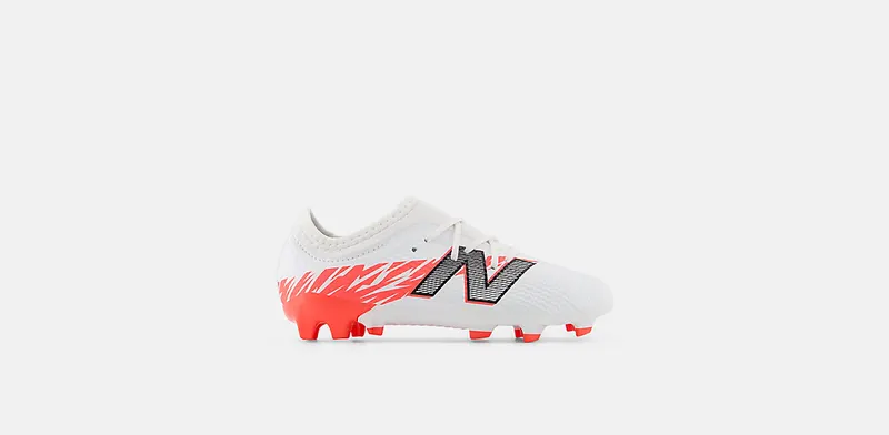New Balance Furon V8 Team Junior FG White Energy Red Black (PS/GS) | SJF3FIB8