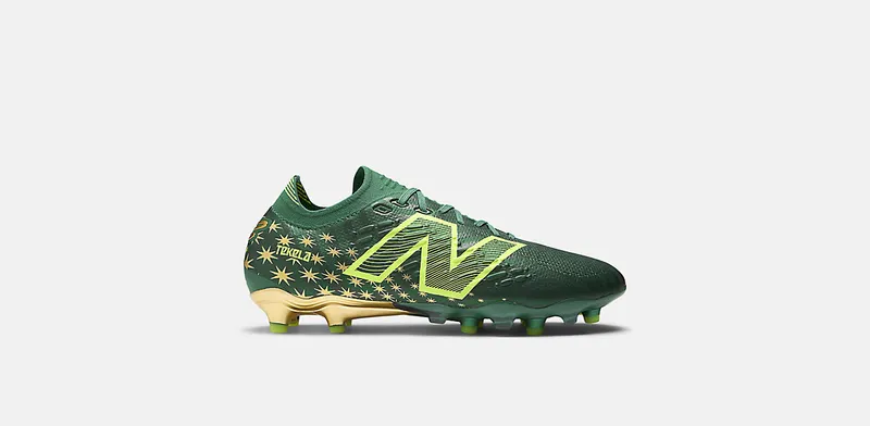 New Balance Tekela Pro FG V4+ Endrick Irmão “Emeral Green / Pixel Green / Metallic Gold” | ST1FLEIE