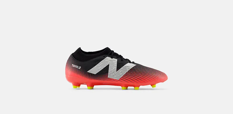 New Balance Tekela Magique V4+ FG Black Energy Red Metallic Silver | ST3FR45