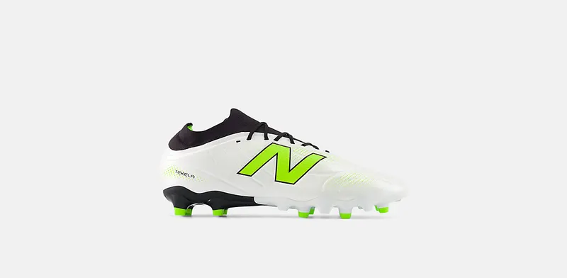 NEW BALANCE TEKELA TEAM LOW LACED FG V5 “White / Black / Pixel Green” | ST3FSP5
