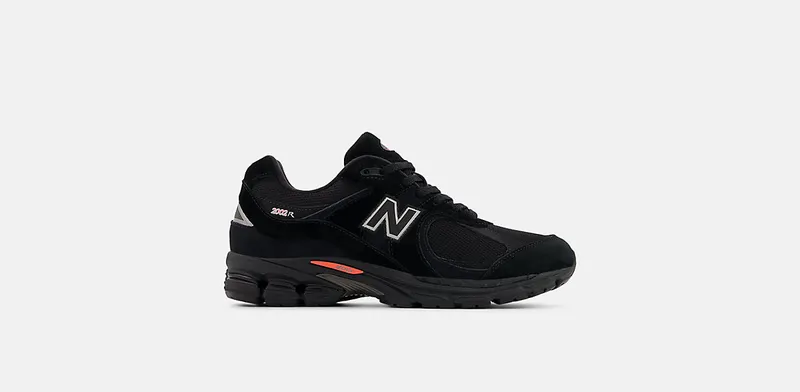 New Balance 2002R Black Castlerock Red | U2002RG